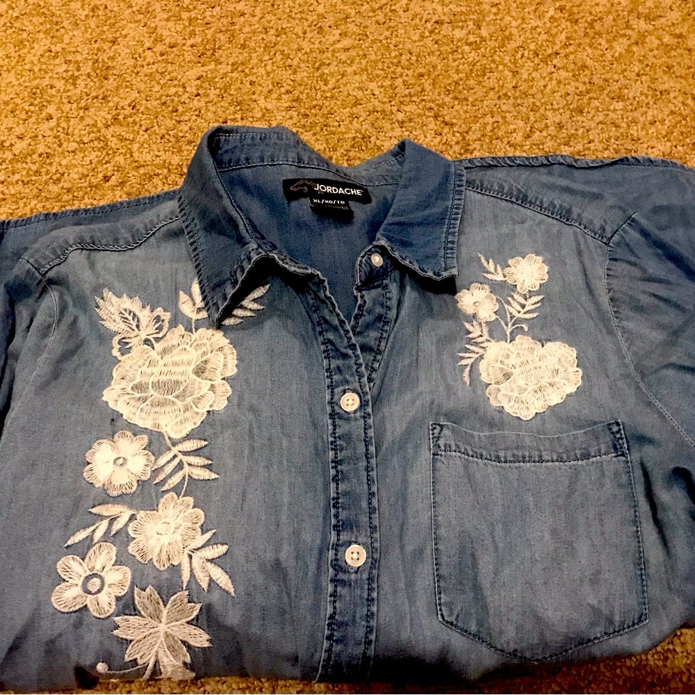 Jordache denim shirt